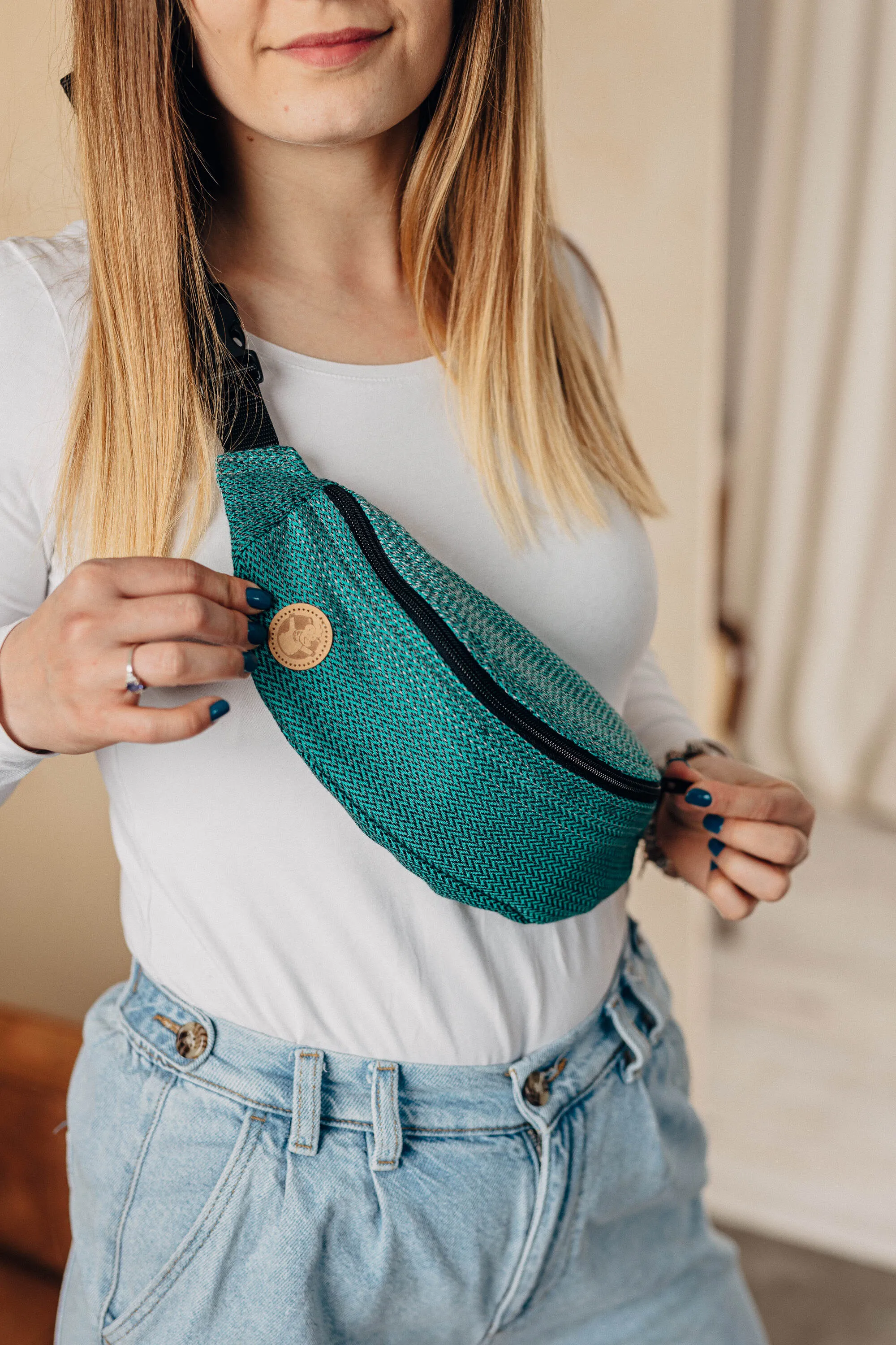 Ombre Green Waist Bag by LennyLamb