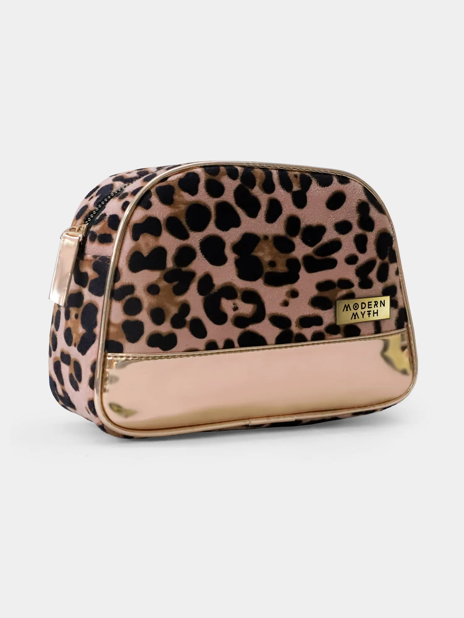 Pink & Rosegold Leopard Dome Crossbody Bag | Modern Myth