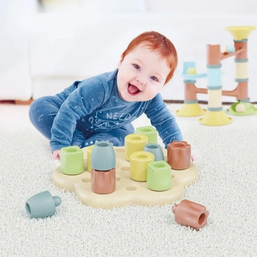 Quercetti - Chunky Peggy Bio Plastic Peg Board