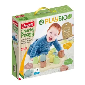 Quercetti - Chunky Peggy Bio Plastic Peg Board
