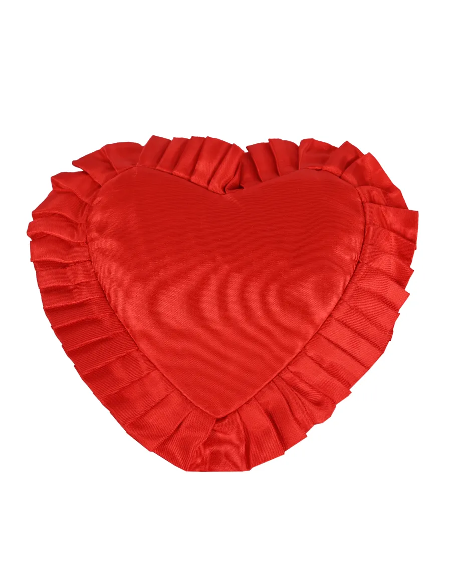 Red Heart-Shaped Belt Bag