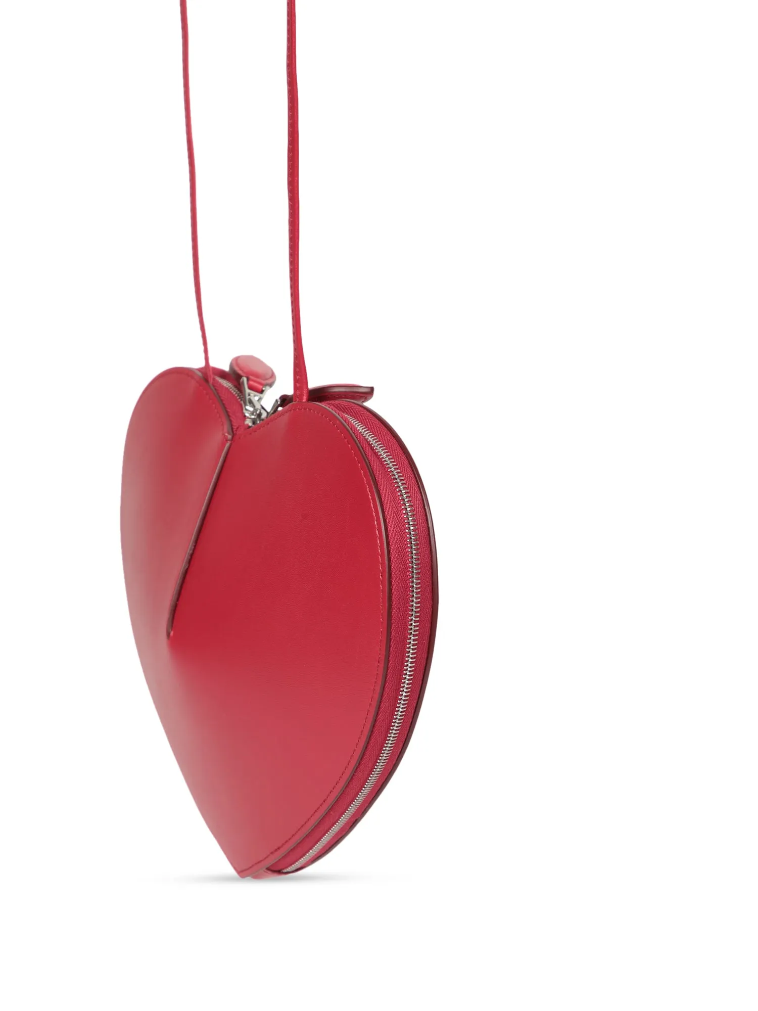 Red Leather Heart Bag