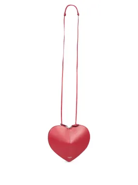 Red Leather Heart Bag