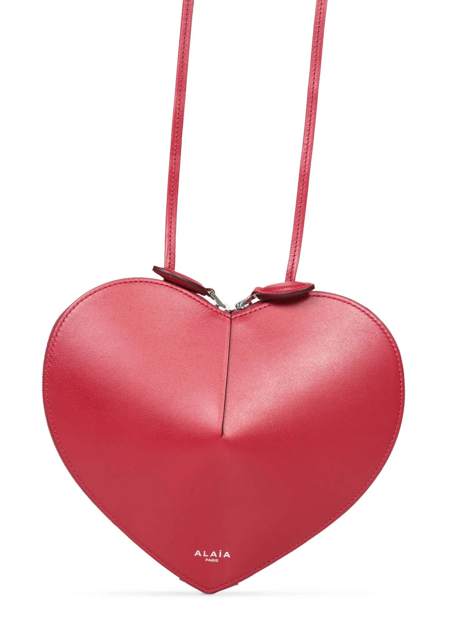 Red Leather Heart Bag