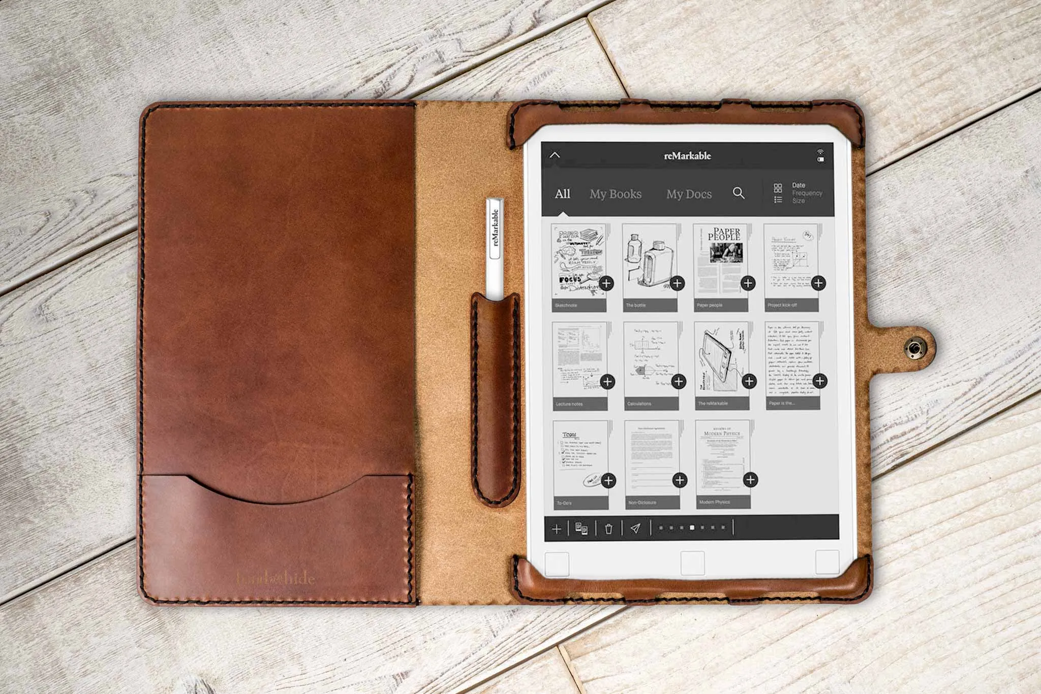 reMarkable Tablet (1st or 2nd gen) Classic Leather Tablet Case