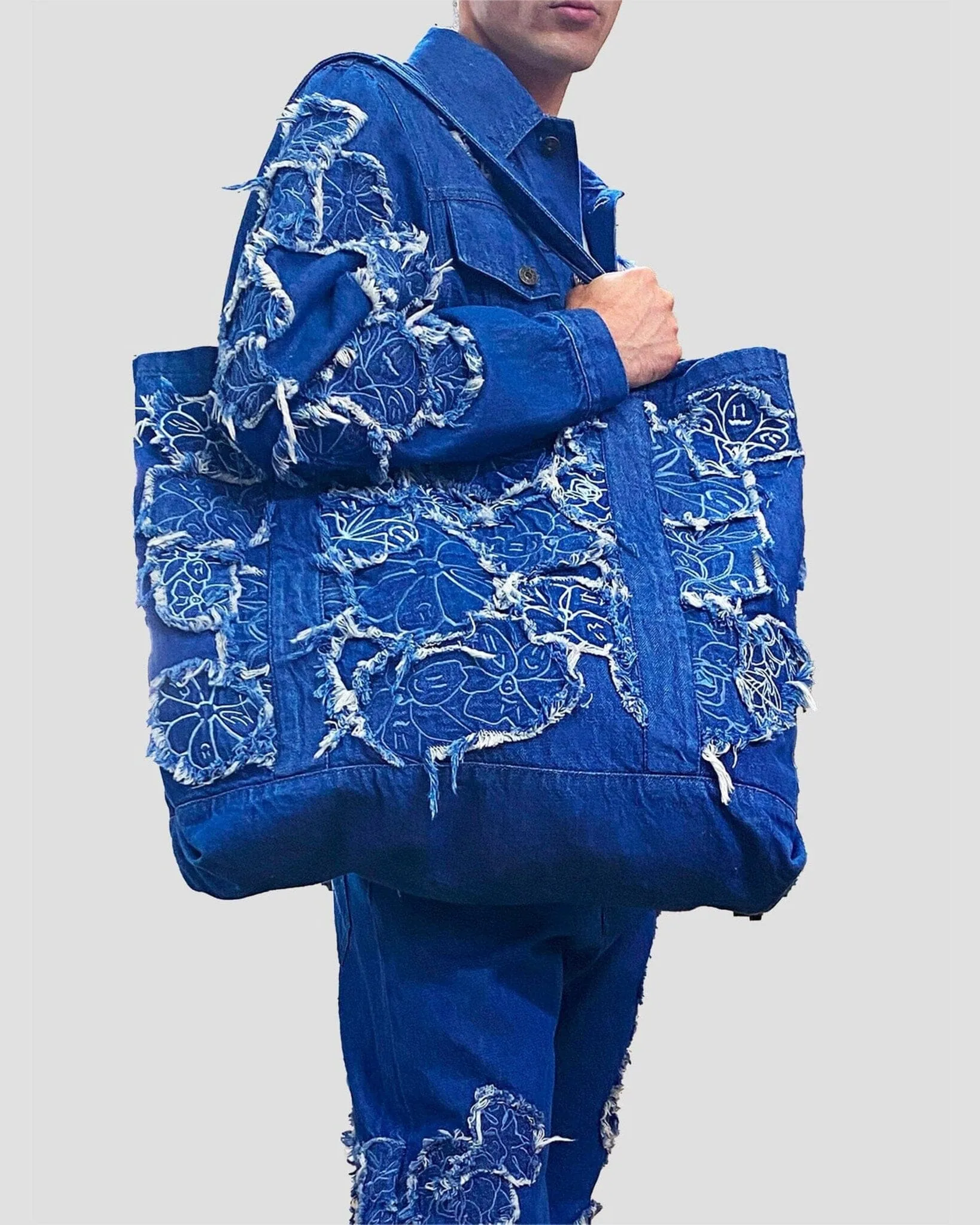 Shopper Bag Patchwork Flower