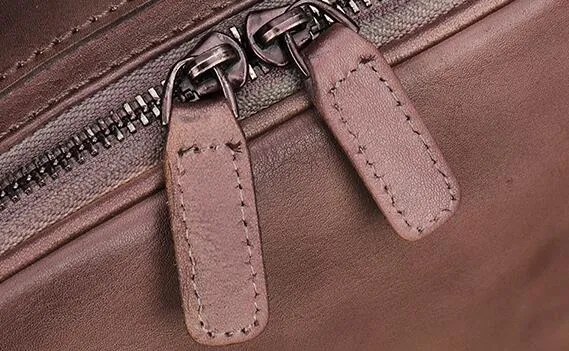Small Ladies Brown Side Bag Leather Crossbody Purse For Women