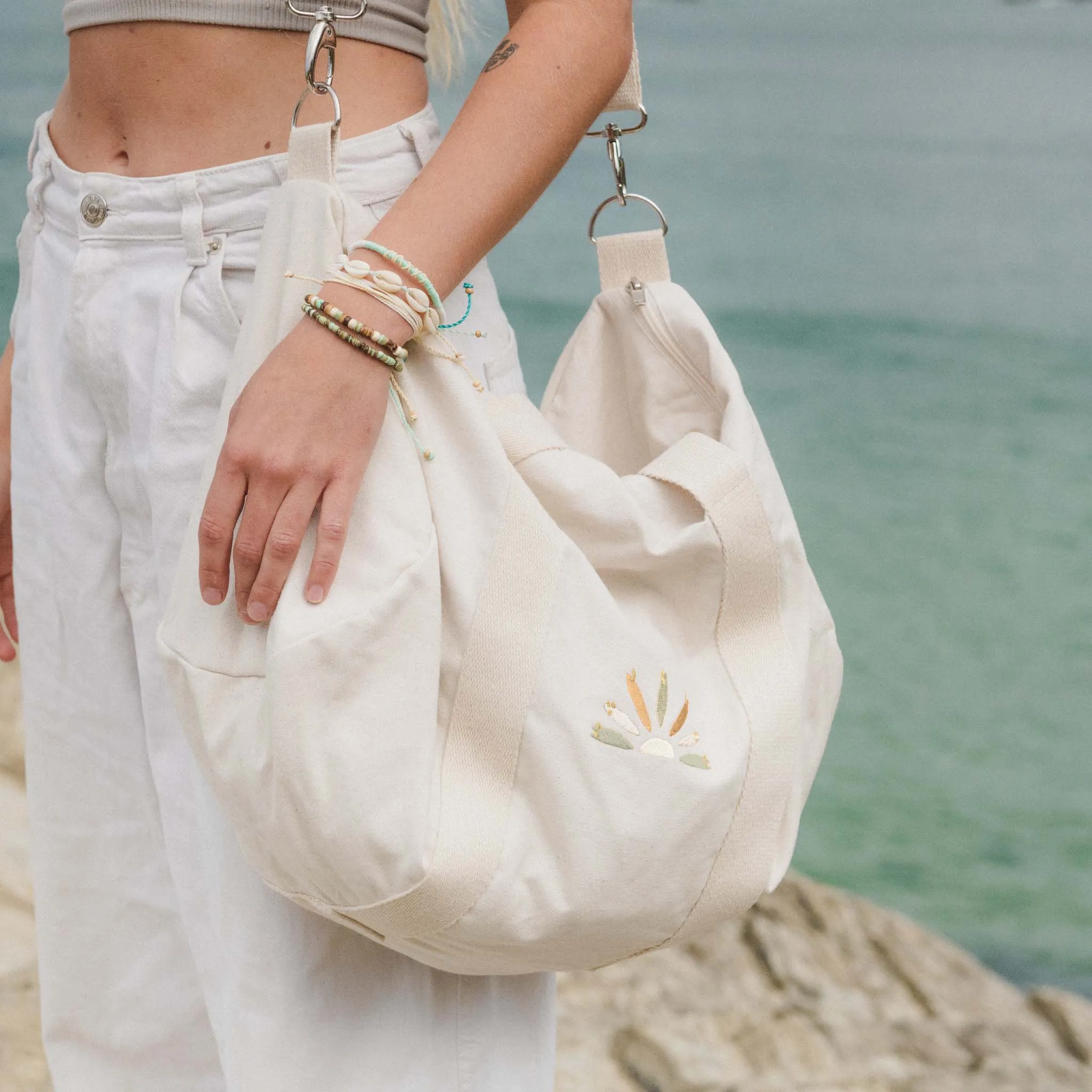 Surfer Sunrise Weekender Duffle Bag