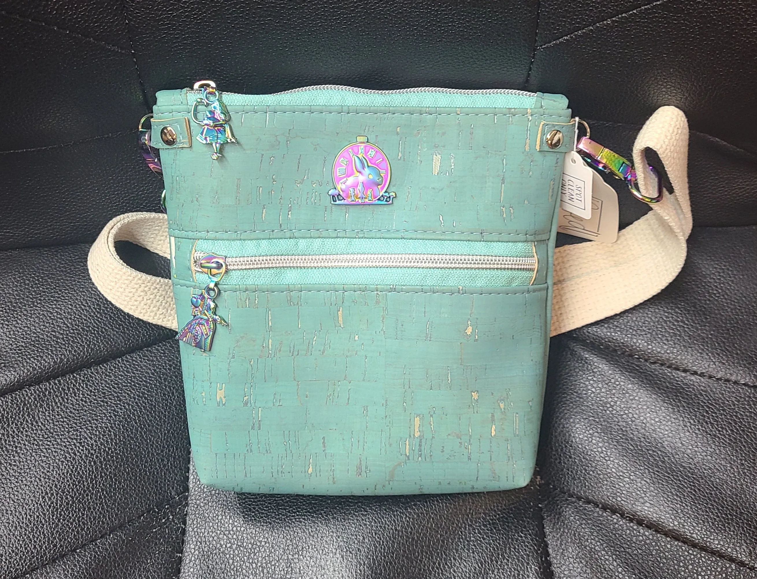 Teal Alice in Wonderland Sarah Purse