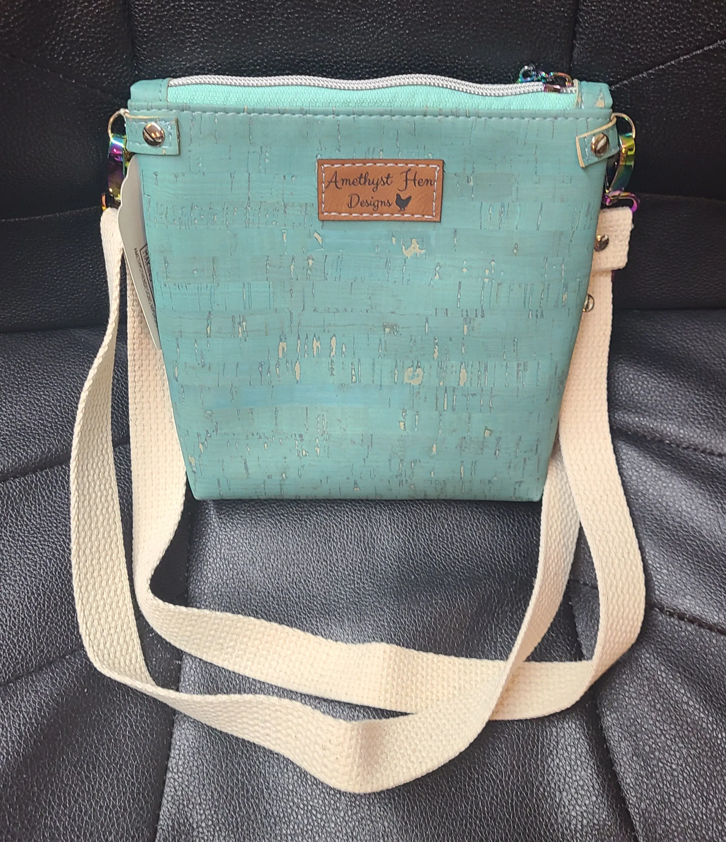 Teal Alice in Wonderland Sarah Purse