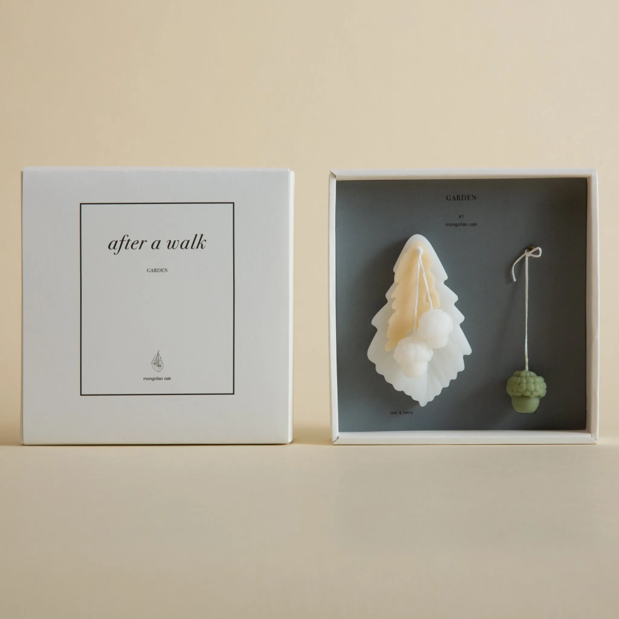 Wax Tablet and Candle Set - Mongolian Oak