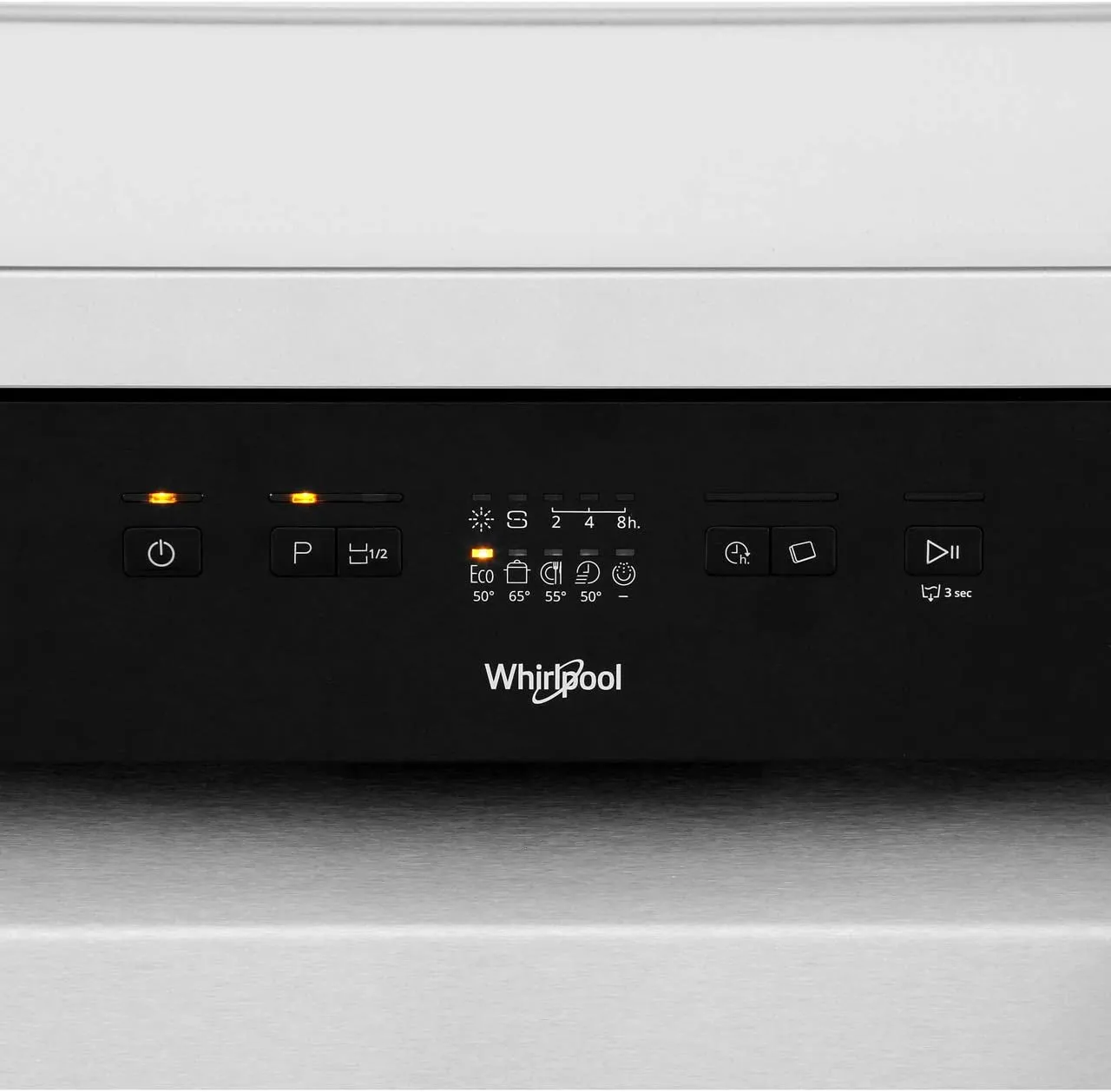 Whirlpool WFE2B19X Stainless Steel Freestanding Dishwasher, 220 Volts, Export Only